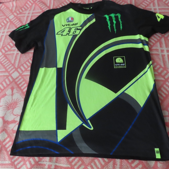 Official Valentino Rossi Monster Sun And Moon TShirt - L - Picture 1 of 7